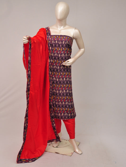 Kalamkari silk dress material Model 2 [81004005]