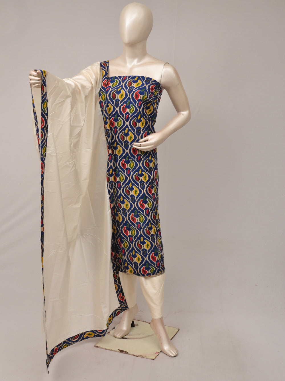 Kalamkari silk dress material Model 2 [81004009]