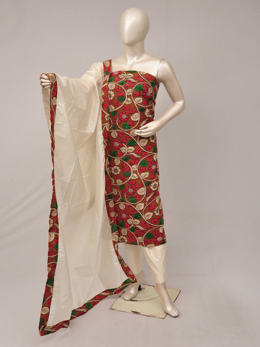 Kalamkari silk dress material Model 2 [81004010]