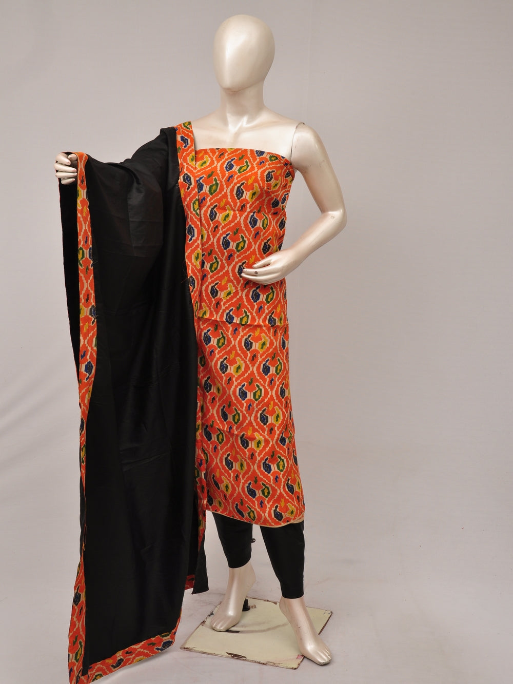 Kalamkari silk dress material Model 2 [81004014]