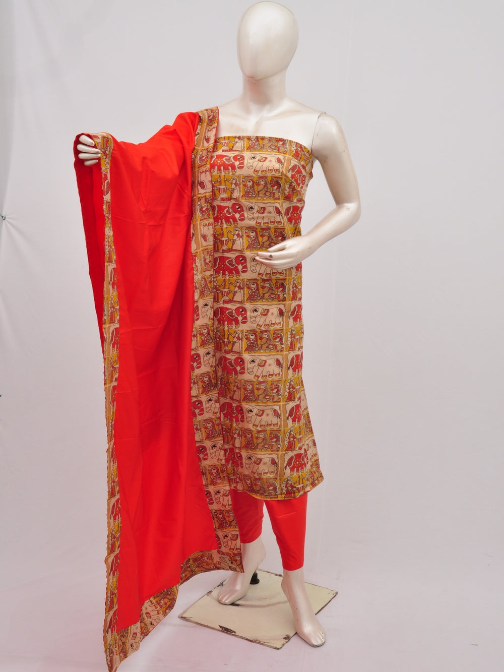 kalamkari dress material [D90326021]