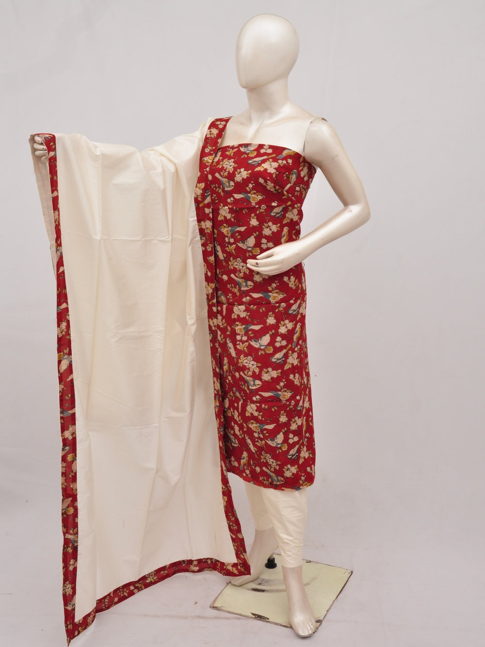 kalamkari dress material  [D90424014]