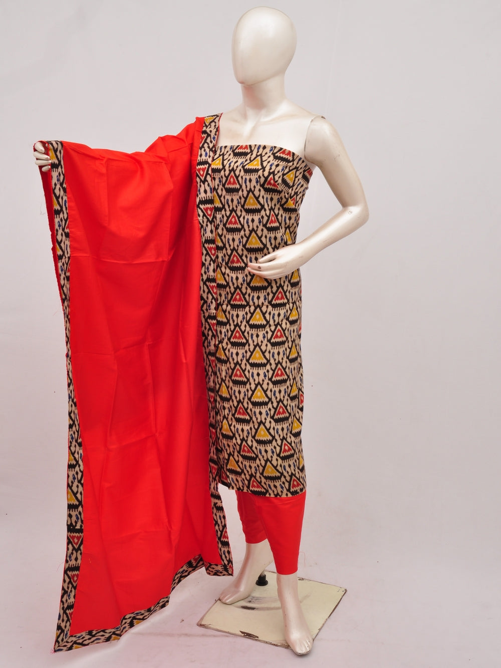 kalamkari dress material  [D90424017]
