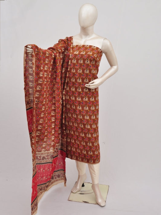 kalamkari Silk Designer Dress Material Model 4 [D90328003]