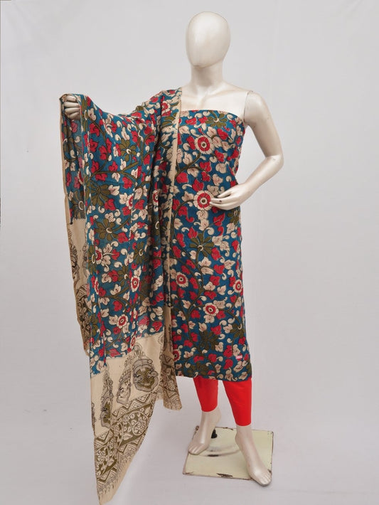 kalamkari Silk Designer Dress Material Model 4 [D90328010]