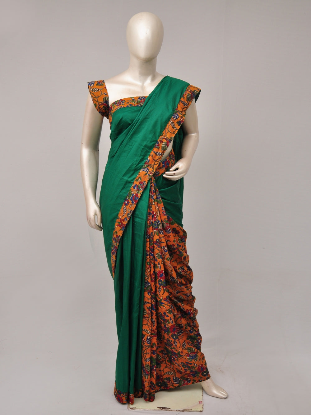 Kalamkari Silk Designer Sarees Model 1 [D80921035]