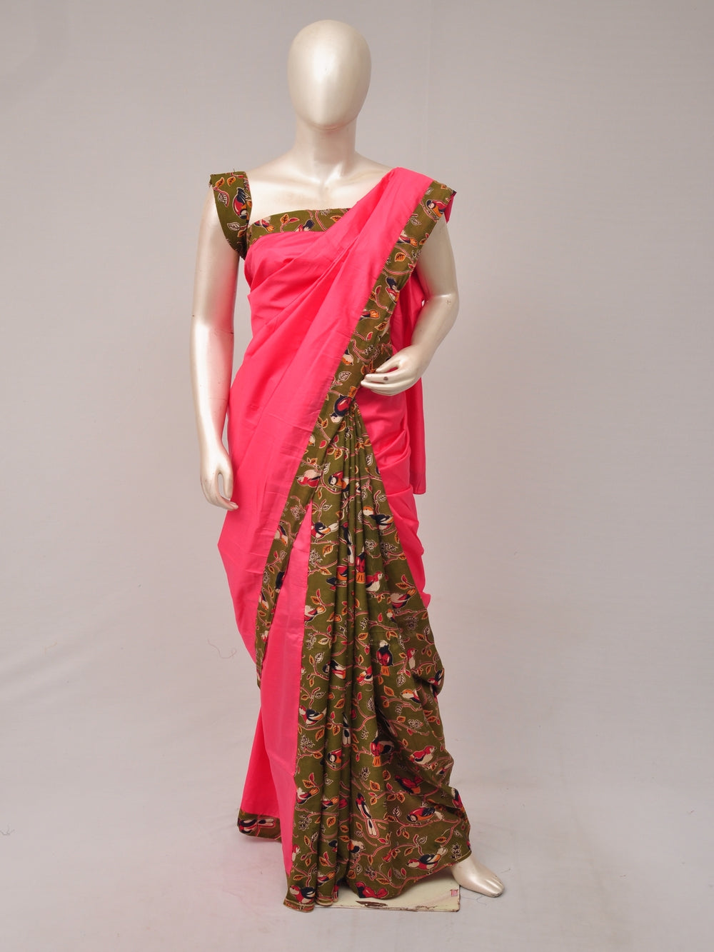 Kalamkari Silk Designer Sarees Model 1 [D80925006]