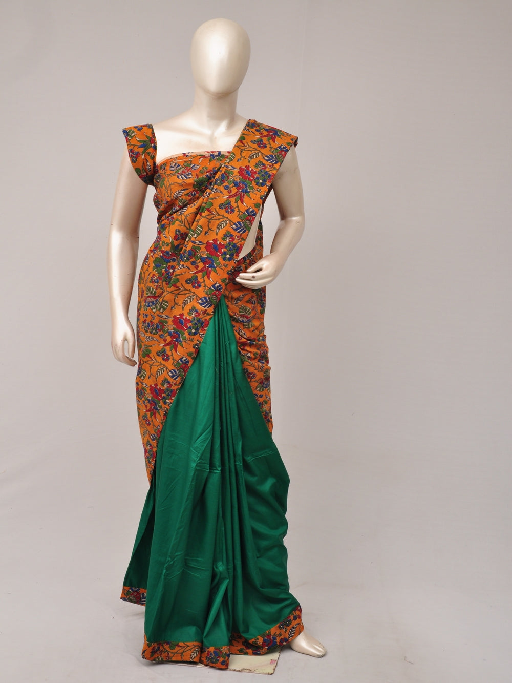 Kalamkari Silk Designer Sarees Model 2 [D80928005]