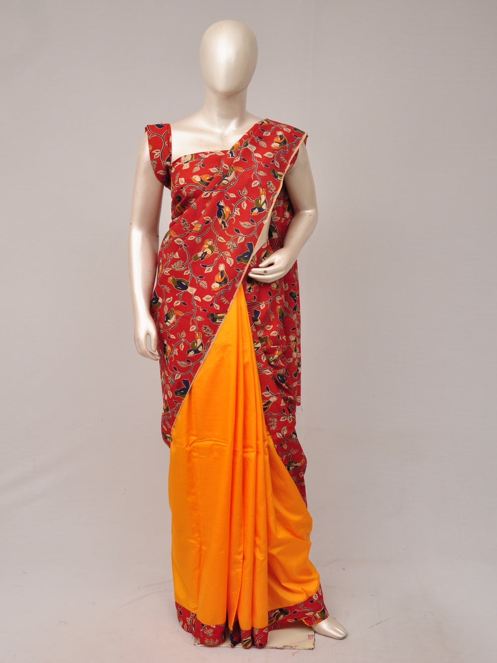 Kalamkari Silk Designer Sarees Model 2 [D80928008]