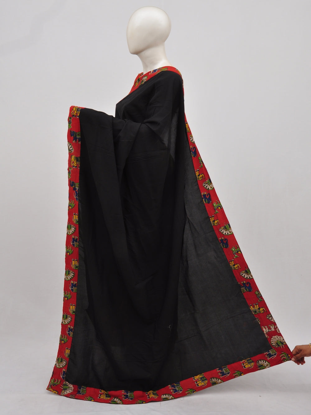 Kalamkari Silk Designer Sarees Model 1 [D90307009]
