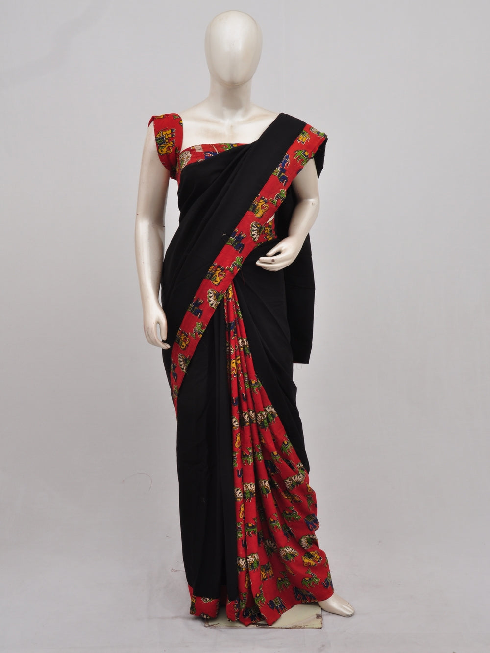 Kalamkari Silk Designer Sarees Model 1 [D90307009]