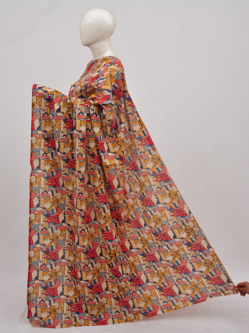 Kalamkari Silk Designer Sarees Model 2[D90307015]