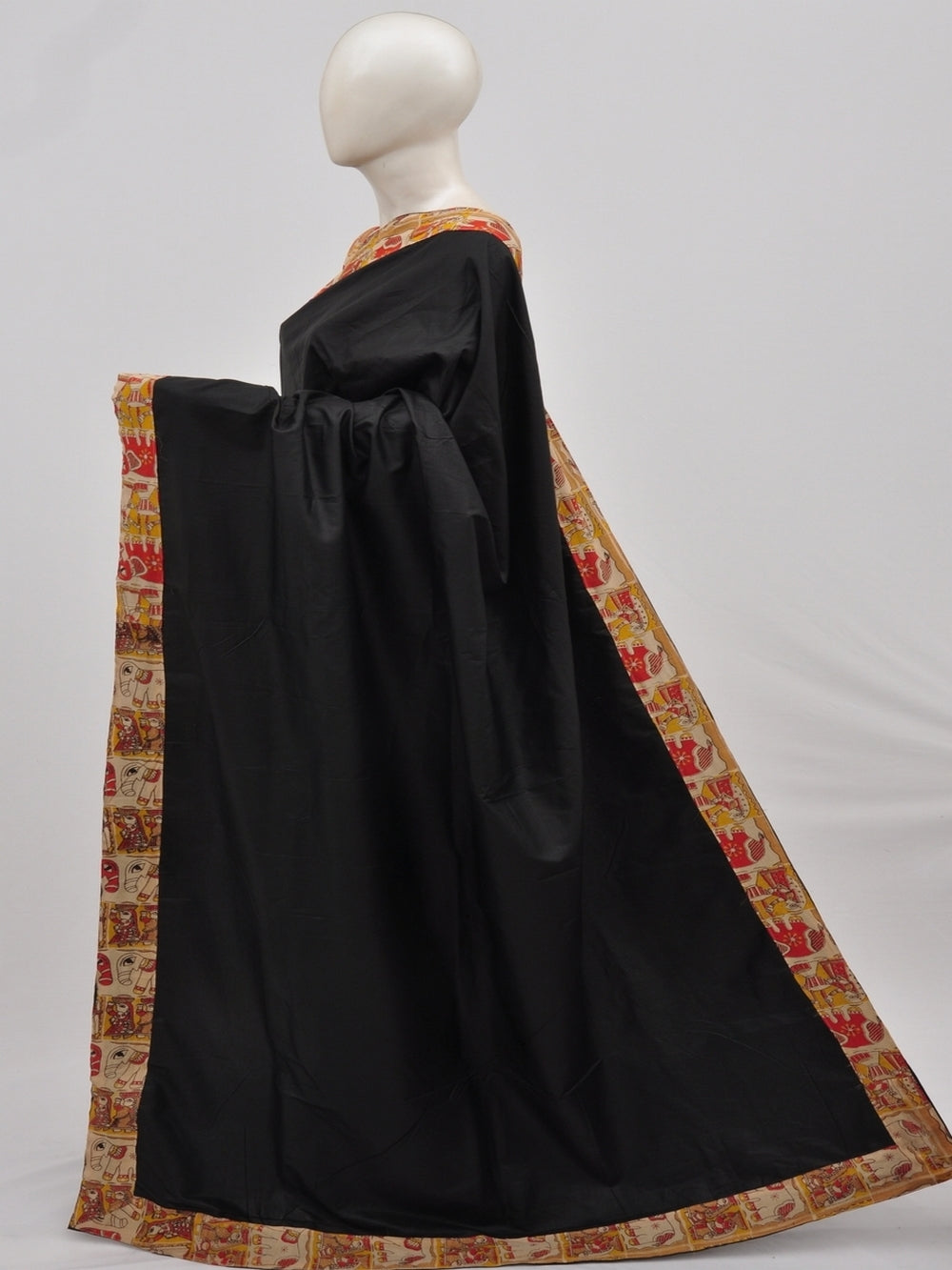 Kalamkari Silk Designer Sarees Model 1 [D90326034]