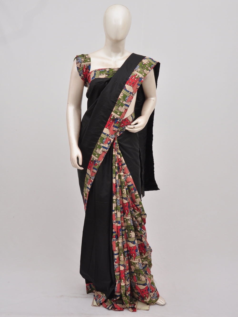 Kalamkari Silk Designer Sarees Model 1 [D90326038]