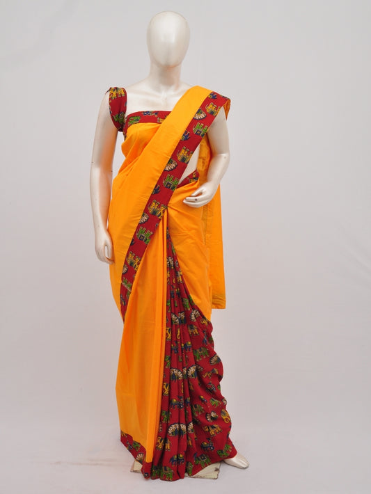 Kalamkari Silk Designer Sarees Model 1 [D90326039]