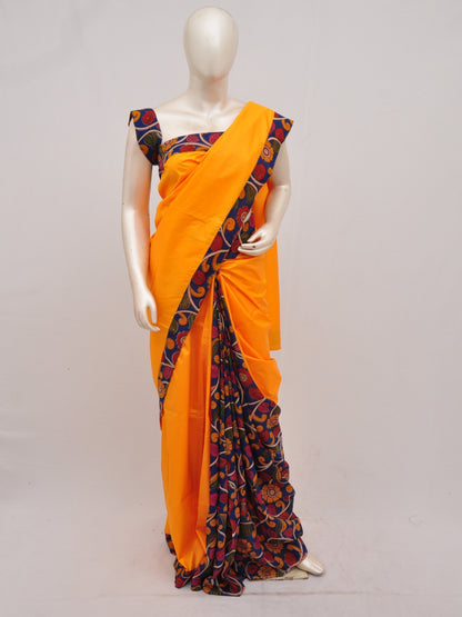 Kalamkari Silk Designer Sarees Model 1  [D90424028]