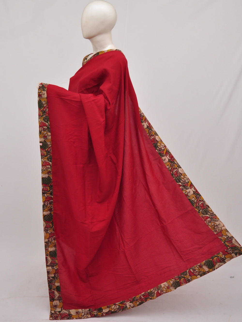 Kalamkari Silk Designer Sarees Model 1  [D90424031]