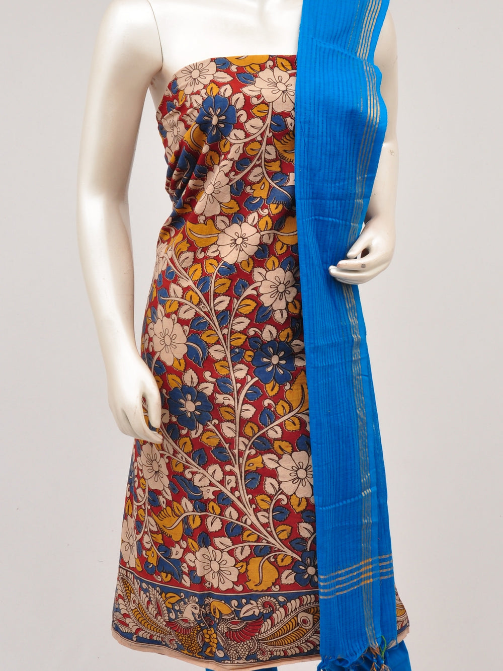 Kalamkari Dress Material [D61027018] - DressesForWomen.IN