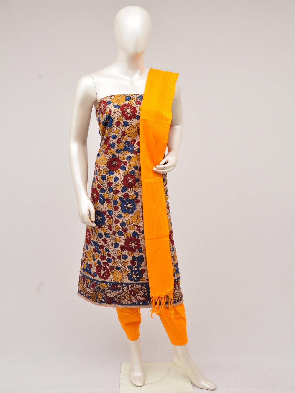 Kalamkari Dress Material [D61027021] - DressesForWomen.IN