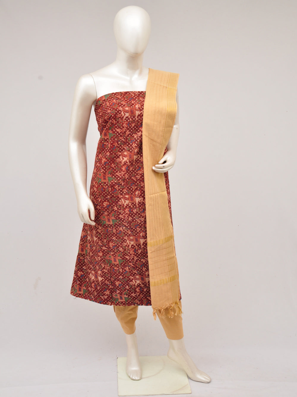 Kalamkari Dress Material [D61027030] - DressesForWomen.IN