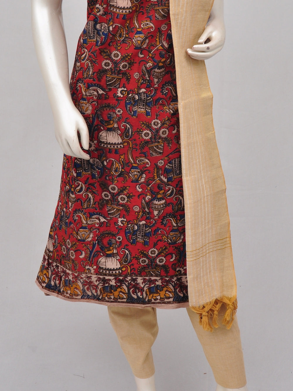 Kalamkari Dress Material  [D70120040]
