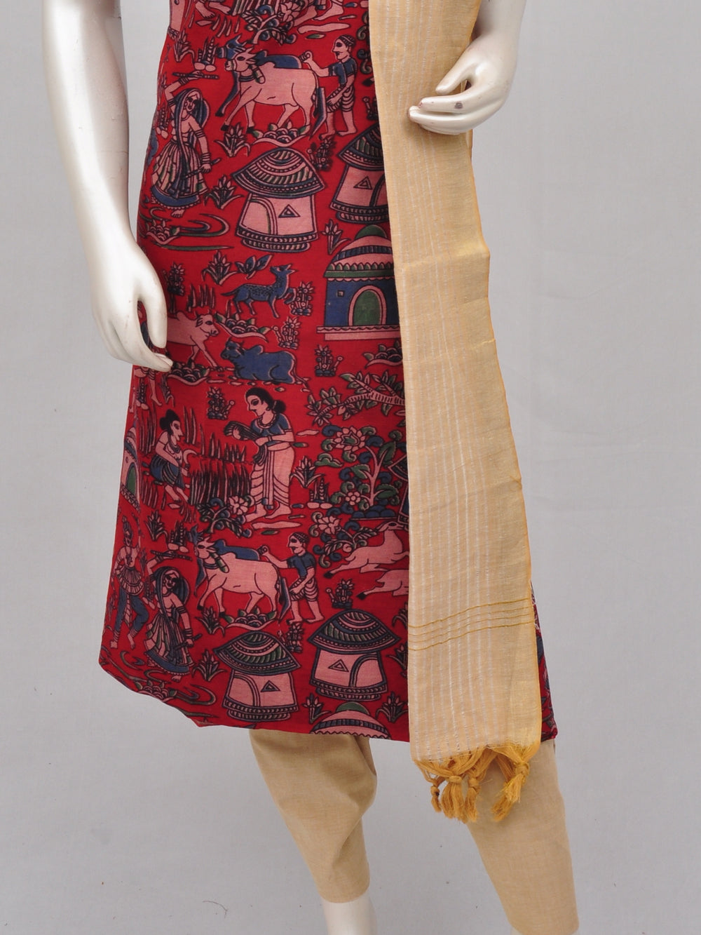 Kalamkari Dress Material  [D70120057]