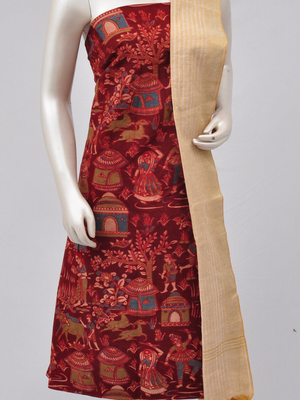 Kalamkari Dress Material  [D70121009]
