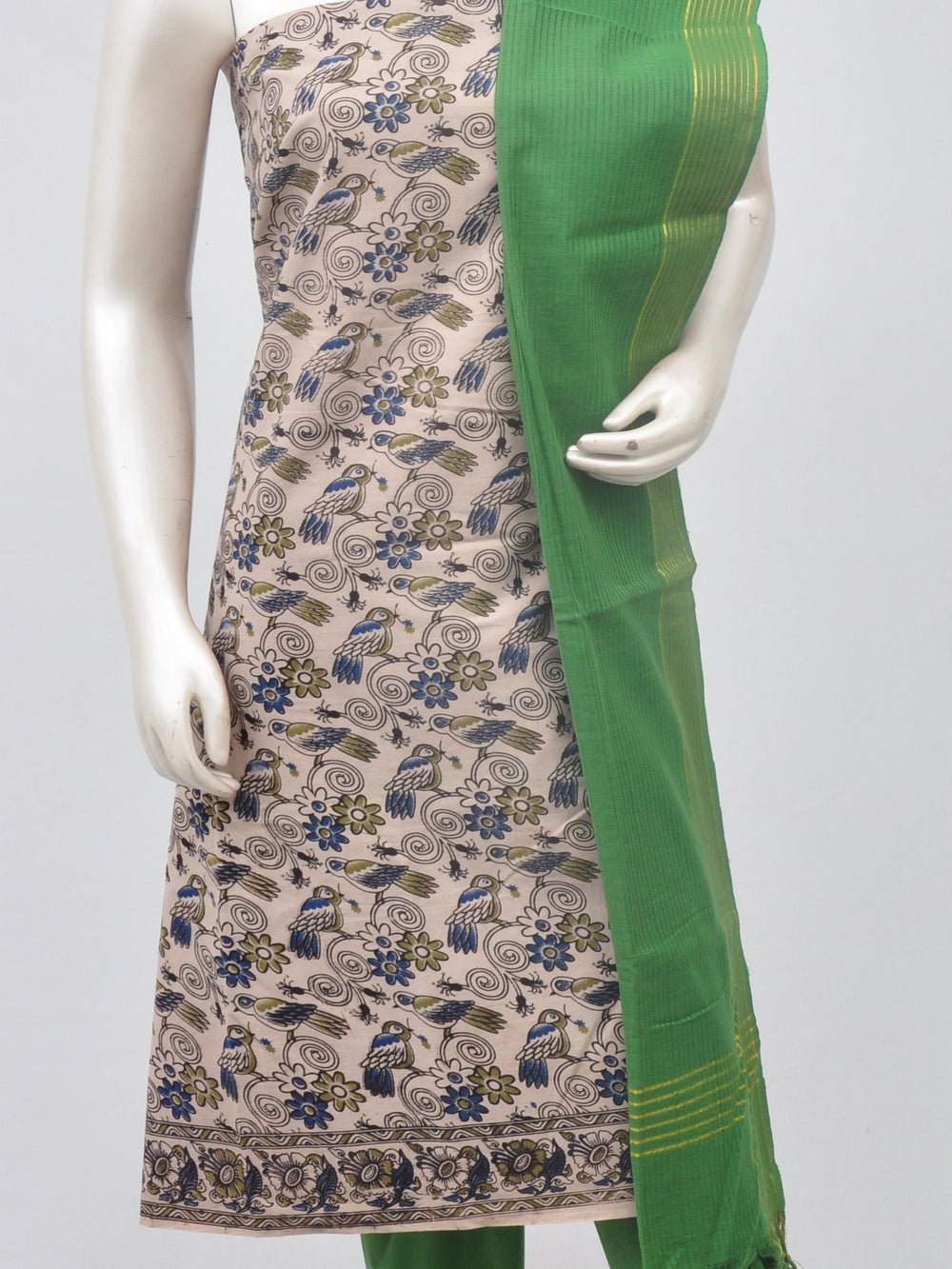 Kalamkari Dress Material  [D70501021] - DressesForWomen.IN