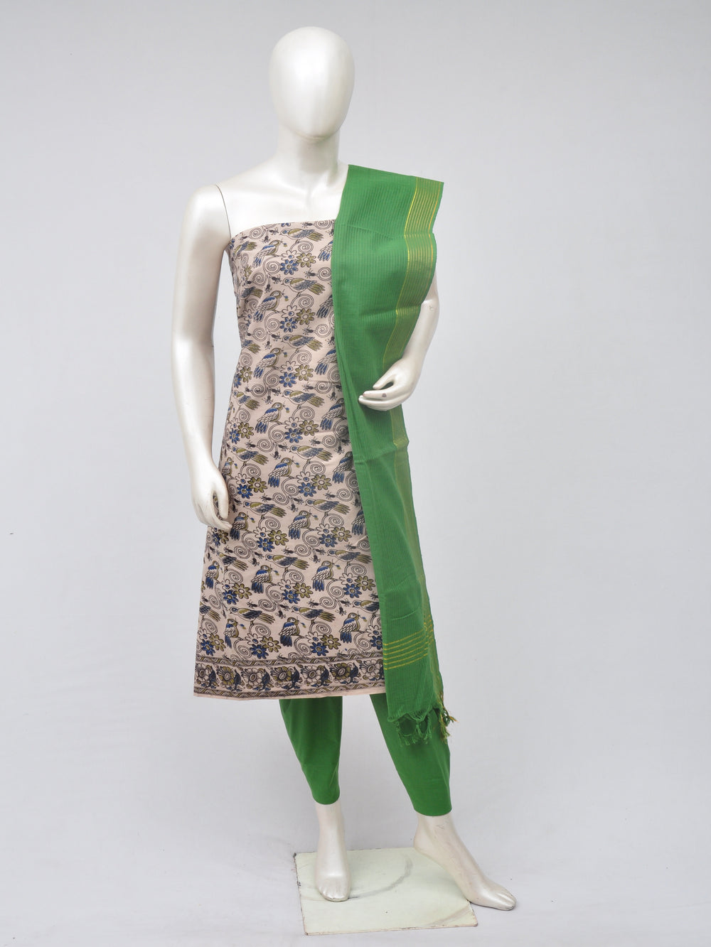 Kalamkari Dress Material  [D70501021] - DressesForWomen.IN