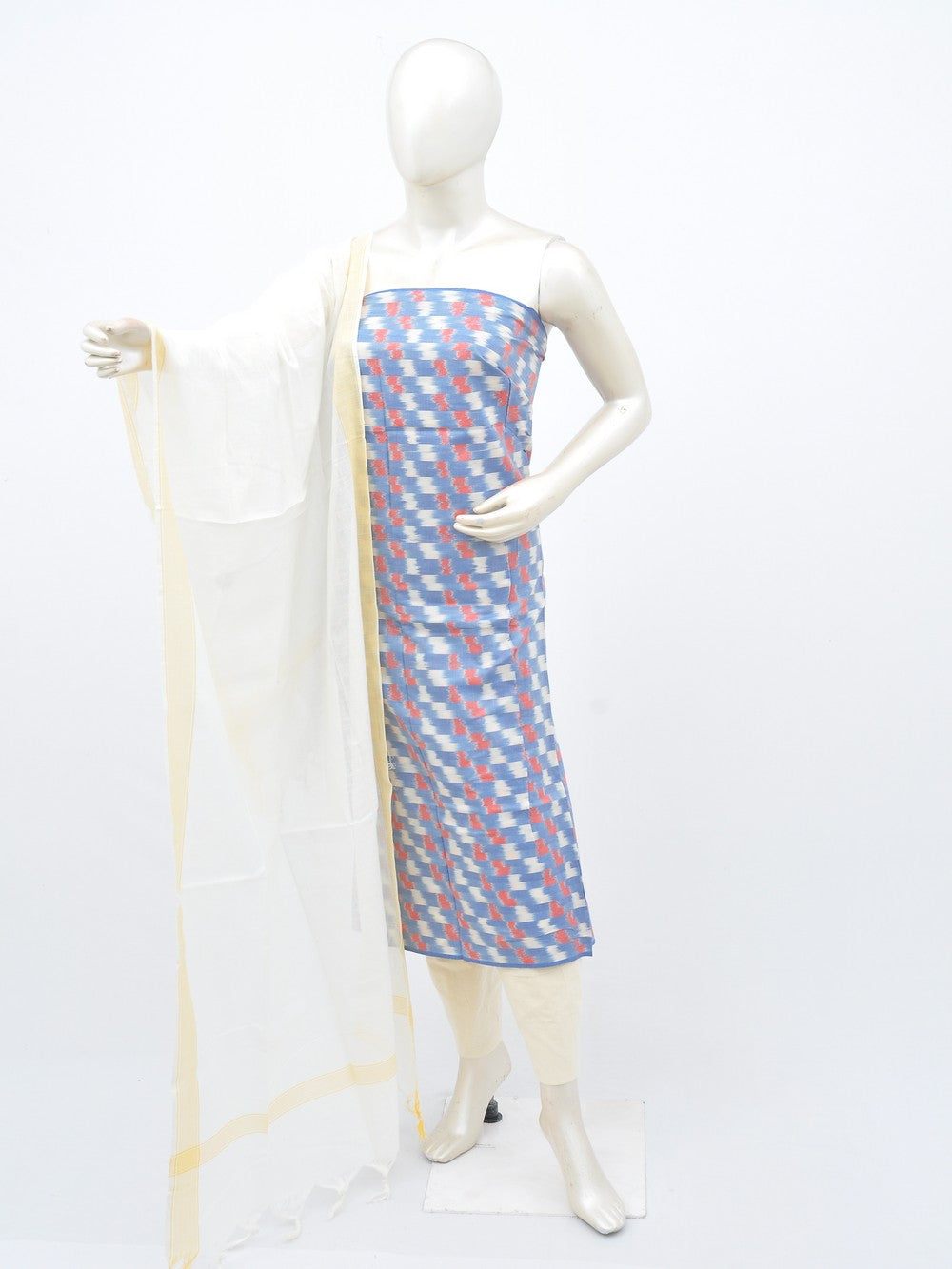 Mercerised cotton Dress Material [D30217045]