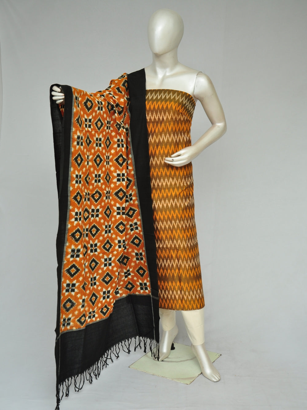 Mercerised cotton Dress Material With Designer Dupatta [D80208315]