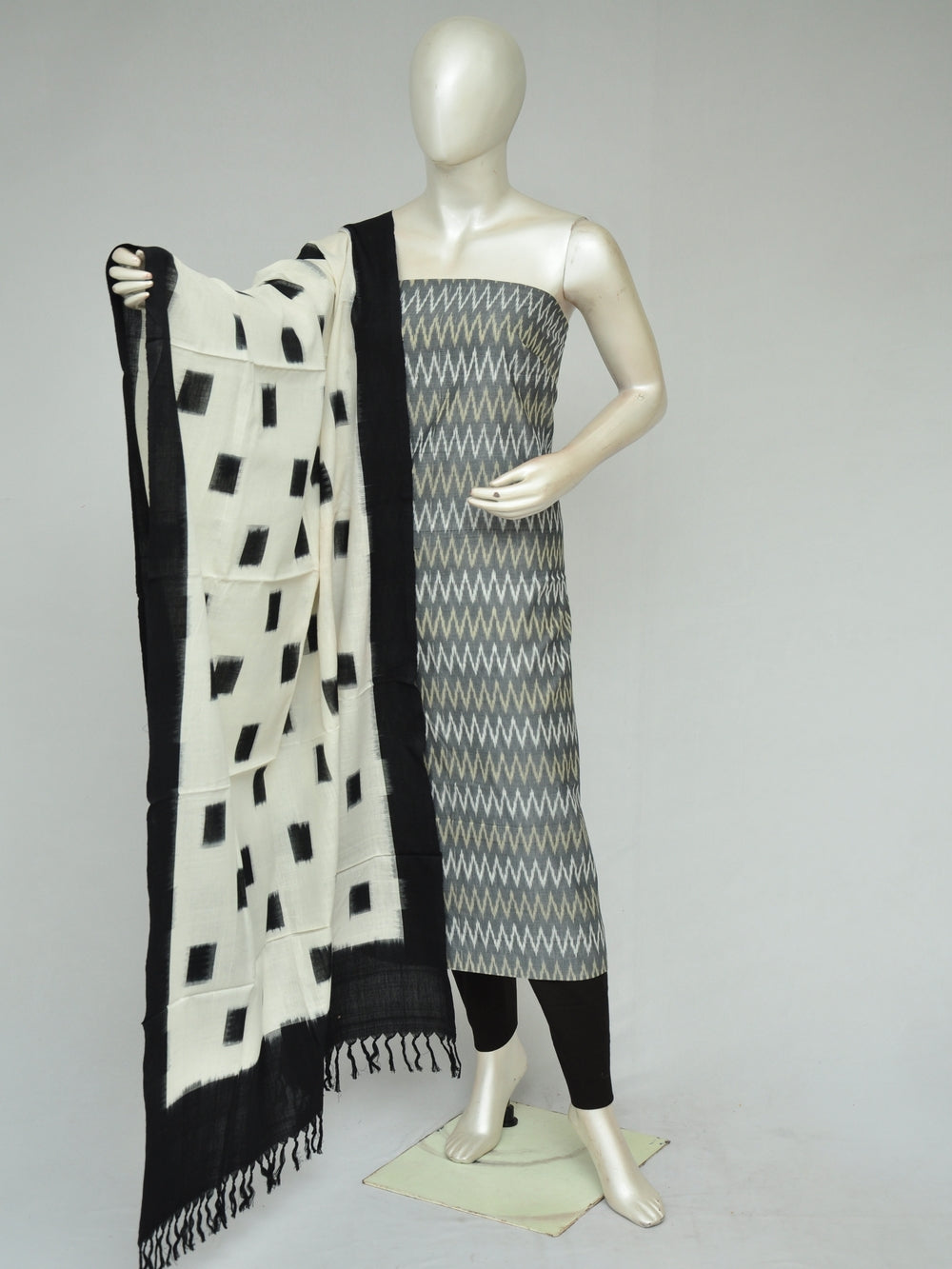 Mercerised cotton Dress Material With Designer Dupatta [D80208309]