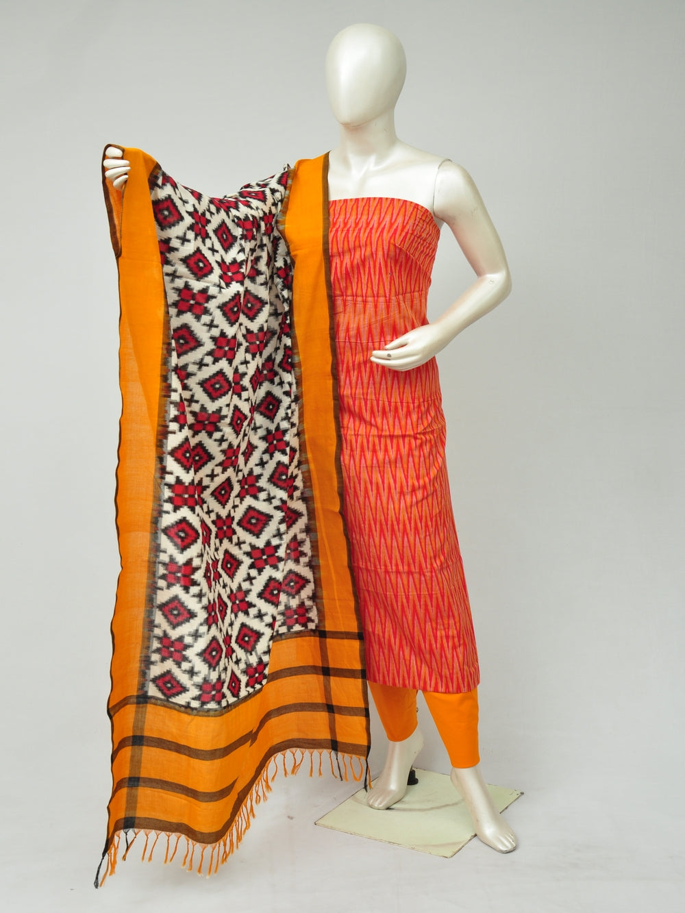 Mercerised cotton Dress Material With Designer Dupatta [D80224169]