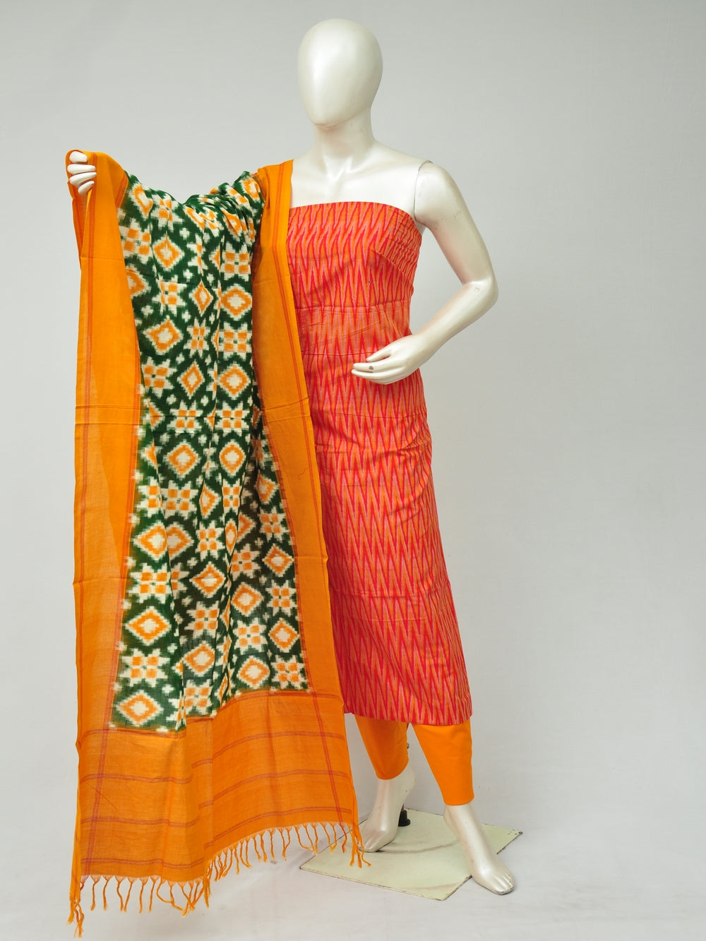Mercerised cotton Dress Material With Designer Dupatta [D80224170]