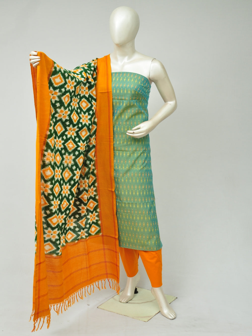 Mercerised cotton Dress Material With Designer Dupatta [D80224171]