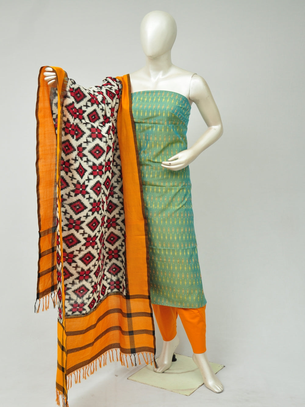 Mercerised cotton Dress Material With Designer Dupatta [D80224172]