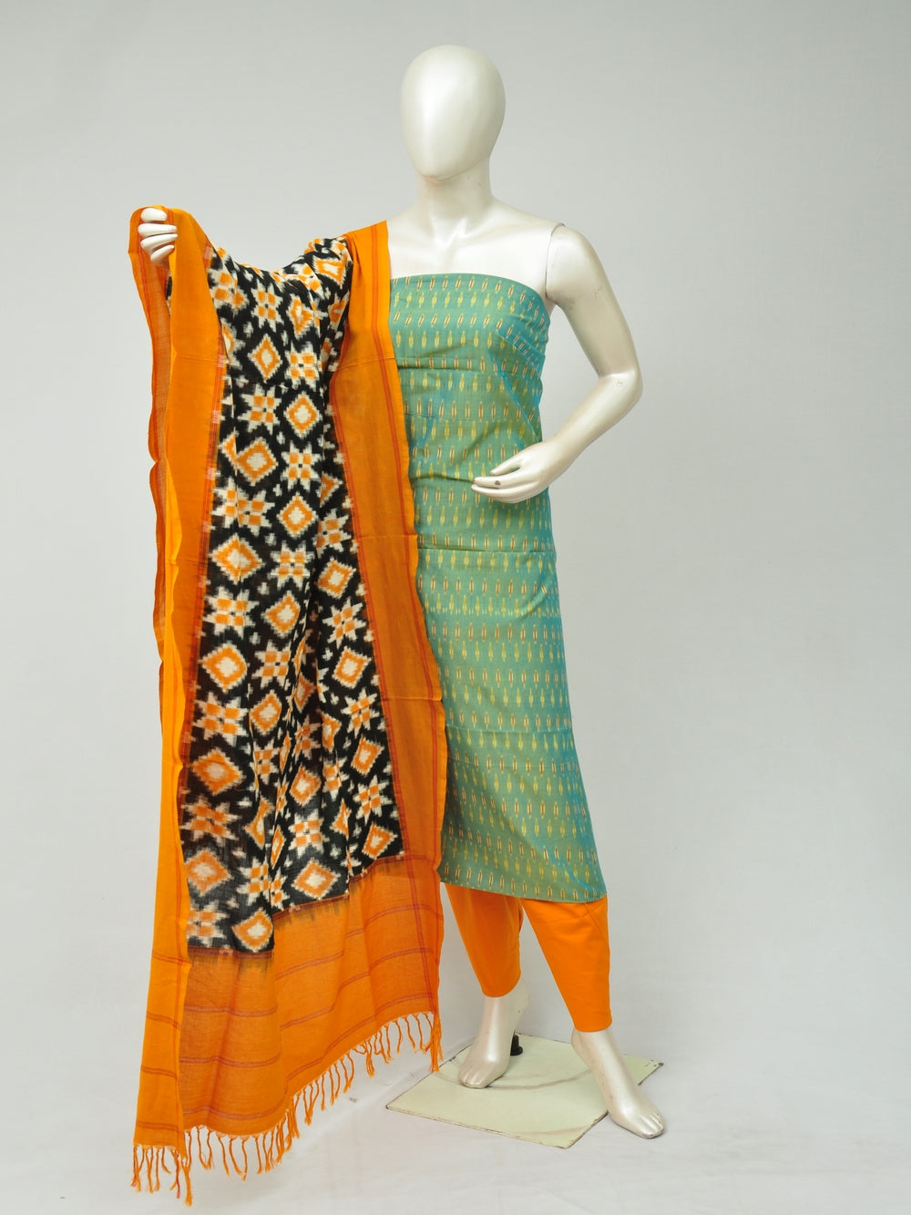 Mercerised cotton Dress Material With Designer Dupatta [D80224173]