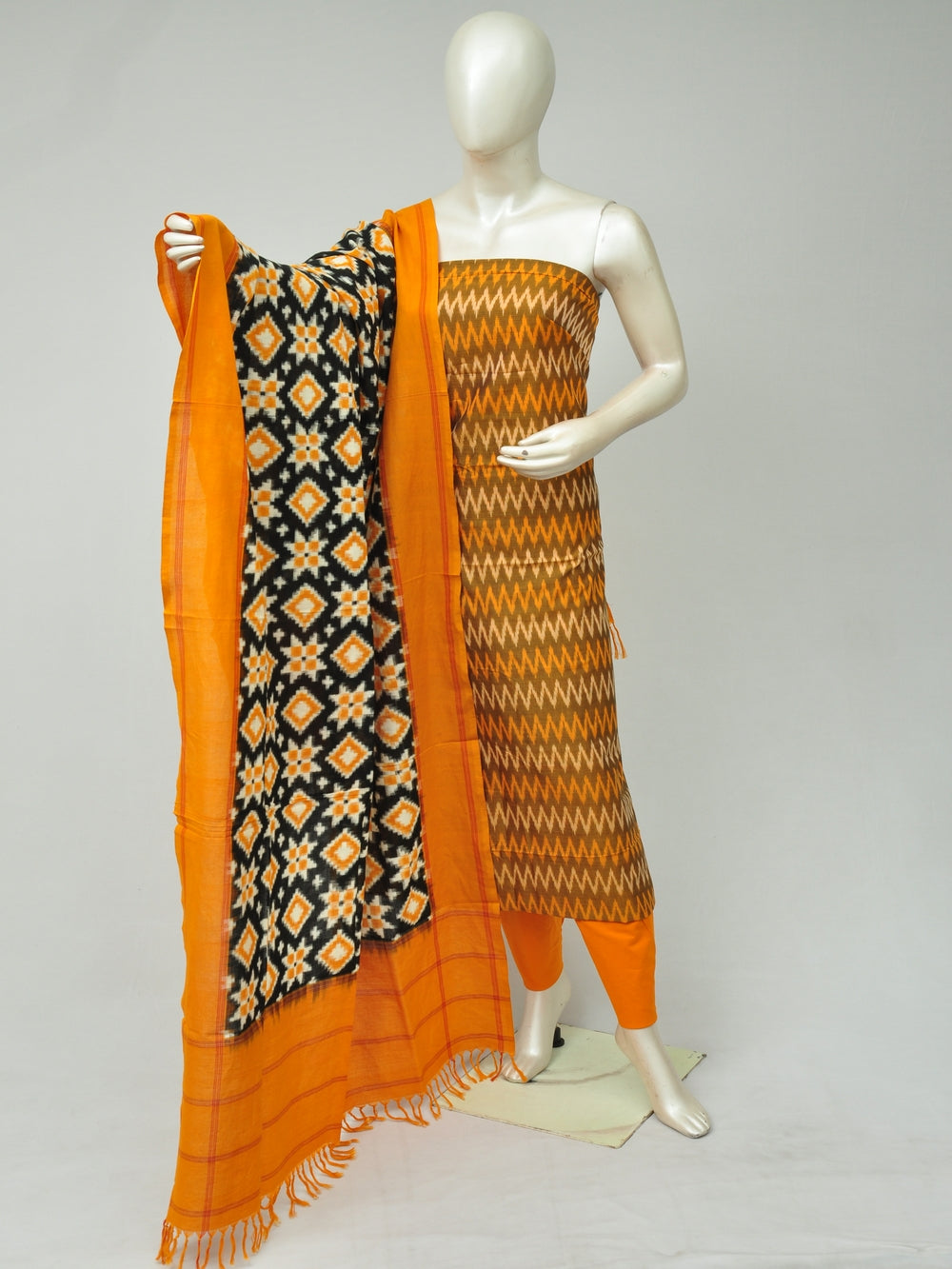 Mercerised cotton Dress Material With Designer Dupatta [D80224174]