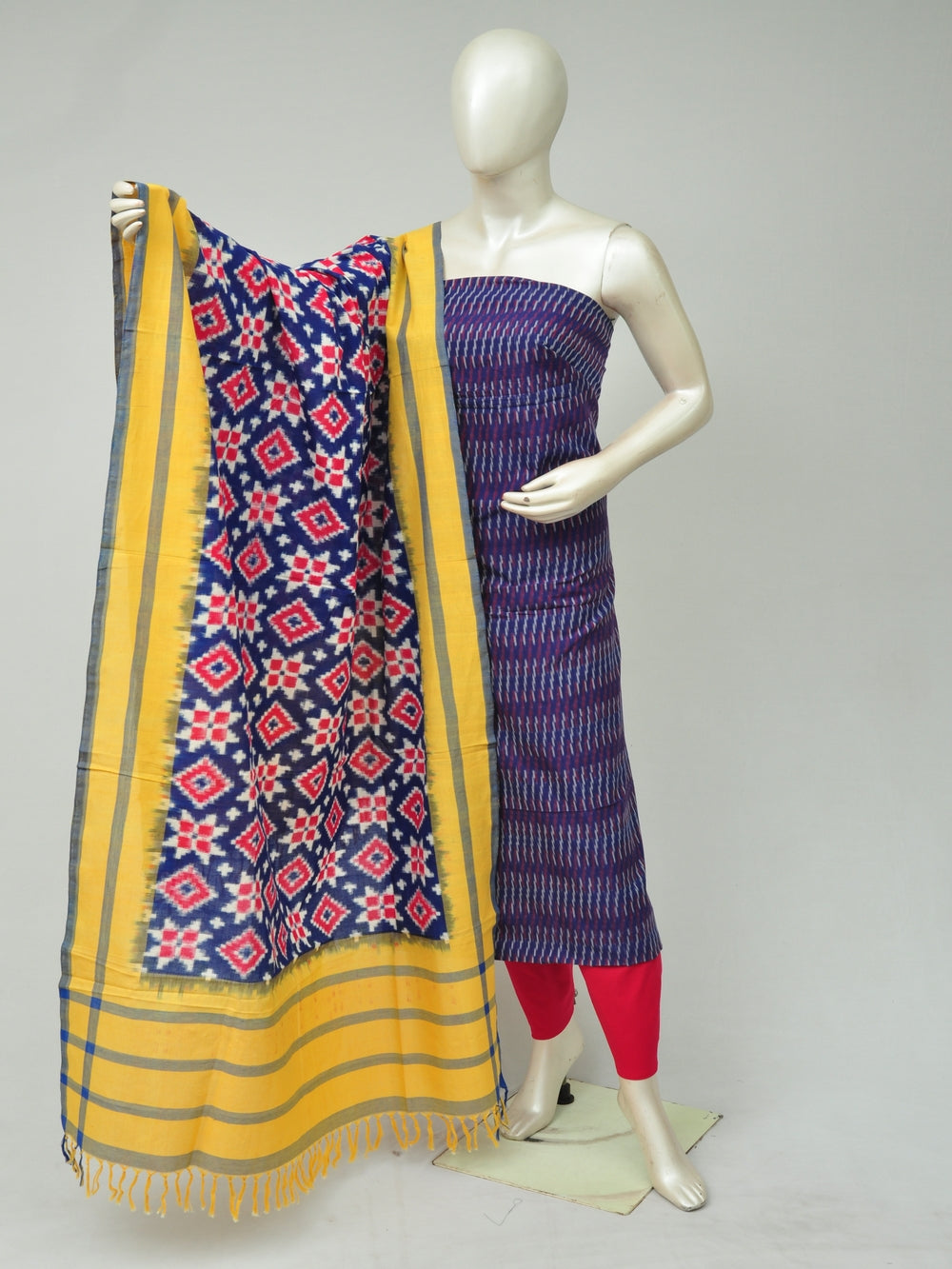 Mercerised cotton Dress Material With Designer Dupatta [D80224177]