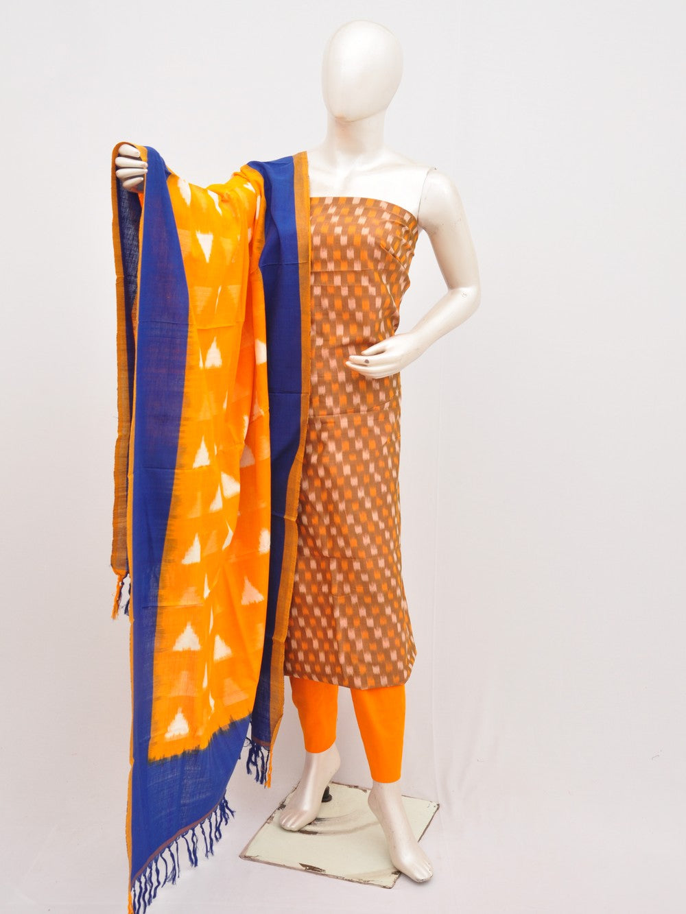 Mercerised cotton Dress Material With Designer Dupatta [D00104004]