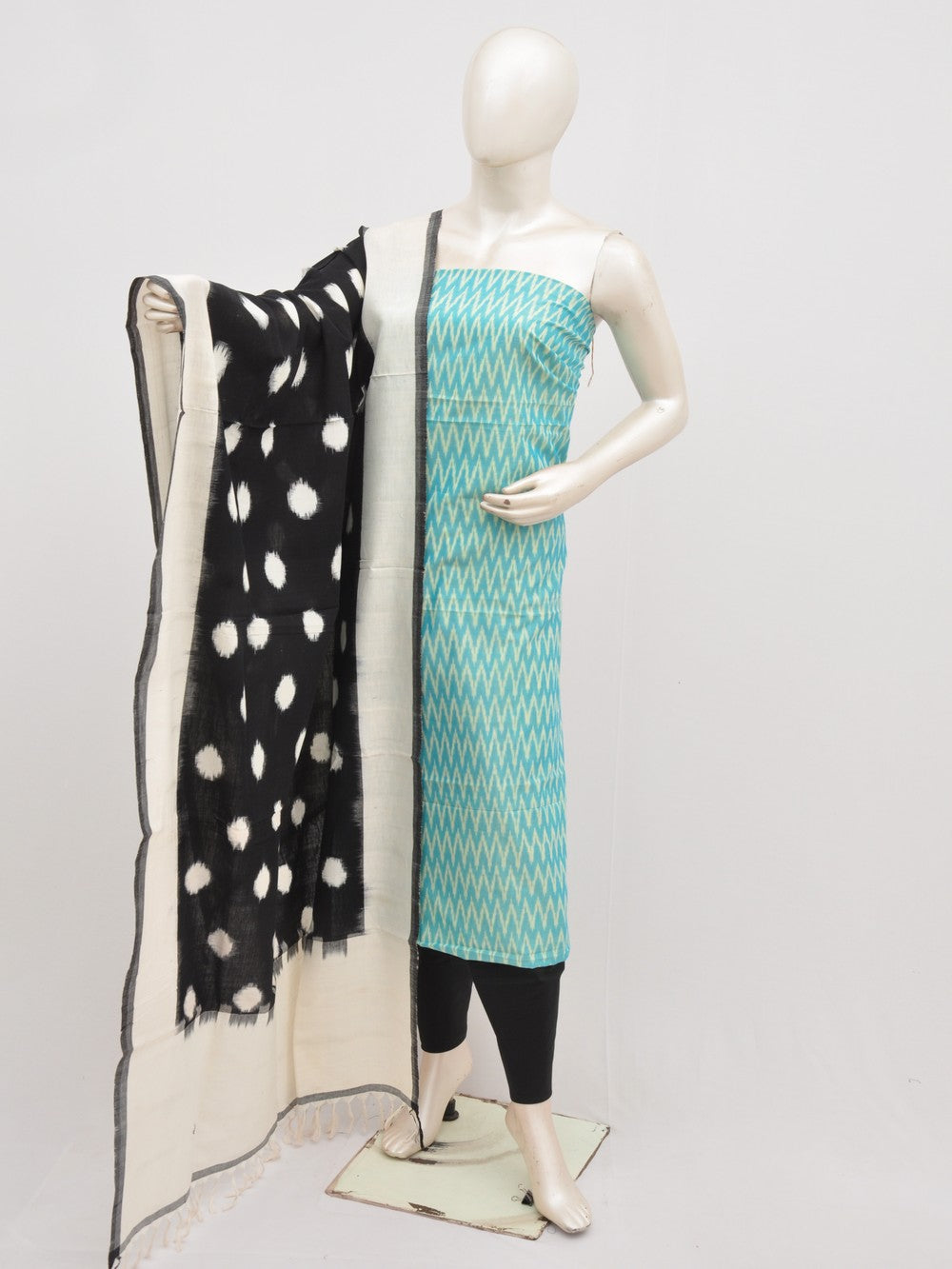 Mercerised cotton Dress Material With Designer Dupatta [D00104006]