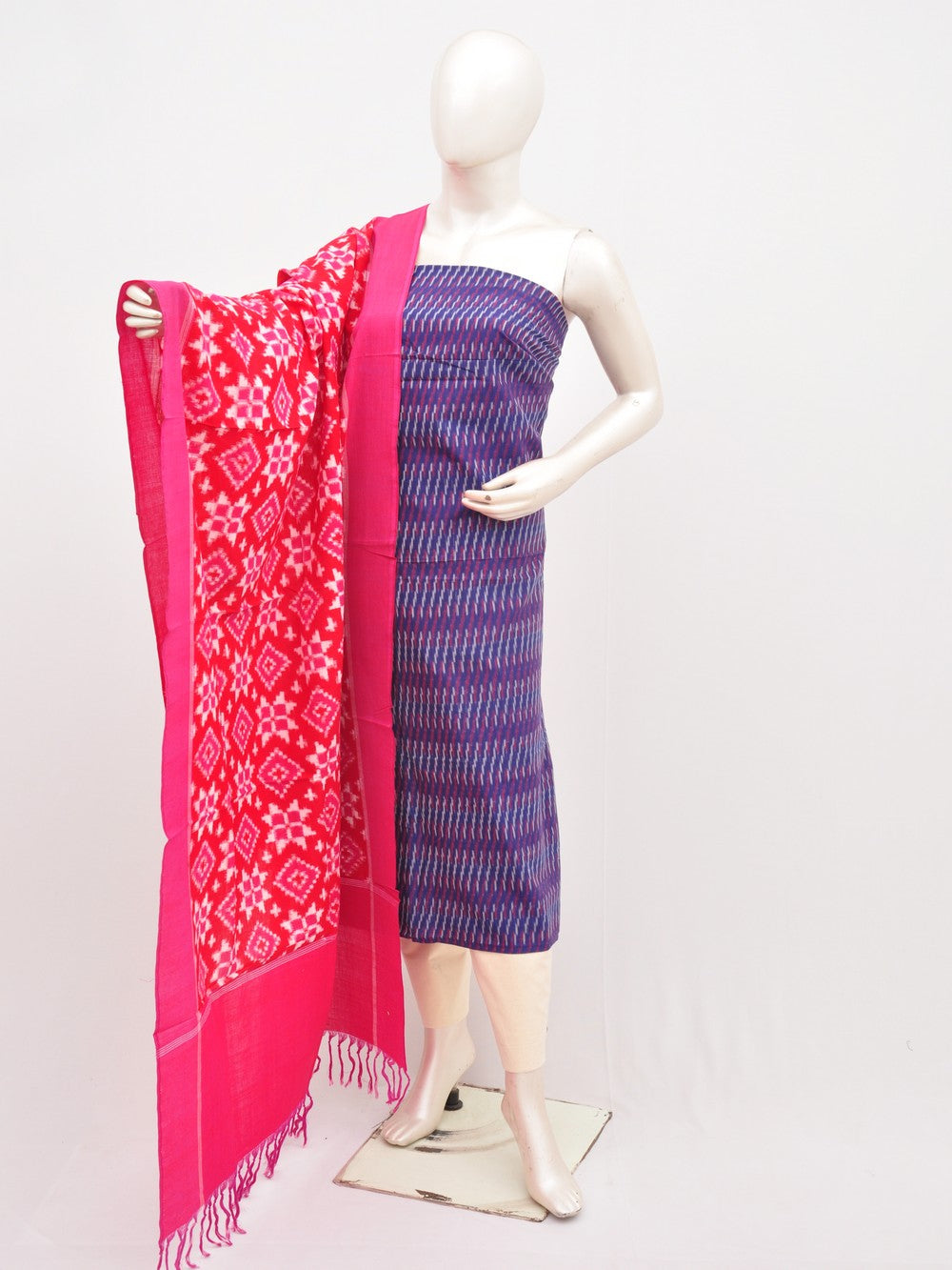 Mercerised cotton Dress Material With Designer Dupatta [D00104010]
