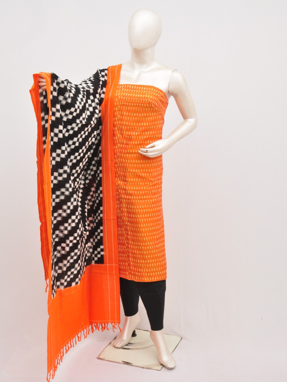Mercerised cotton Dress Material With Designer Dupatta [D00104015]