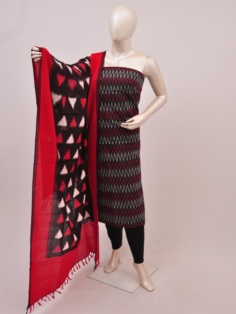 Mercerised cotton Dress Material With Designer Dupatta [D90213030]