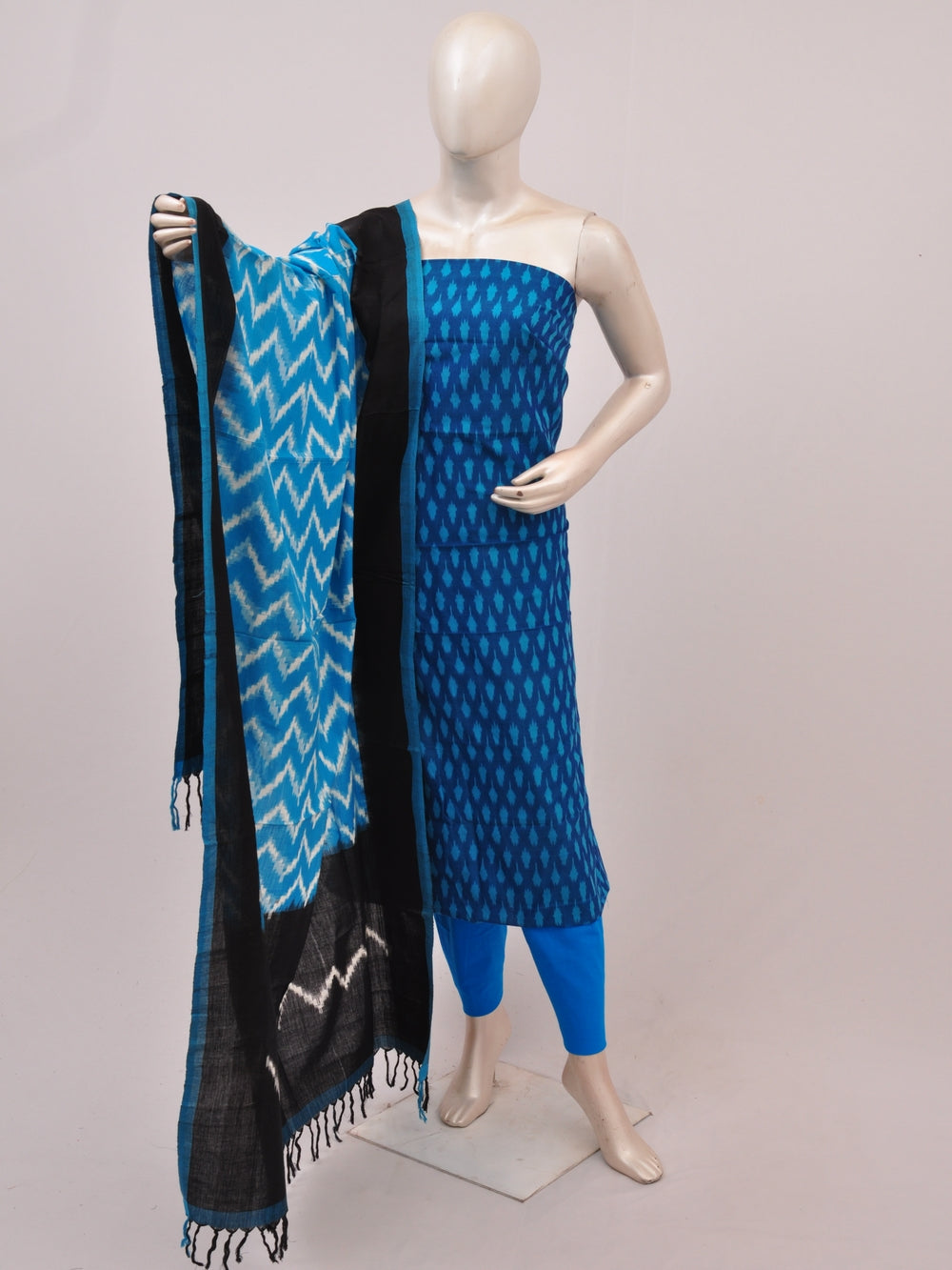Mercerised cotton Dress Material With Designer Dupatta [D90221010]