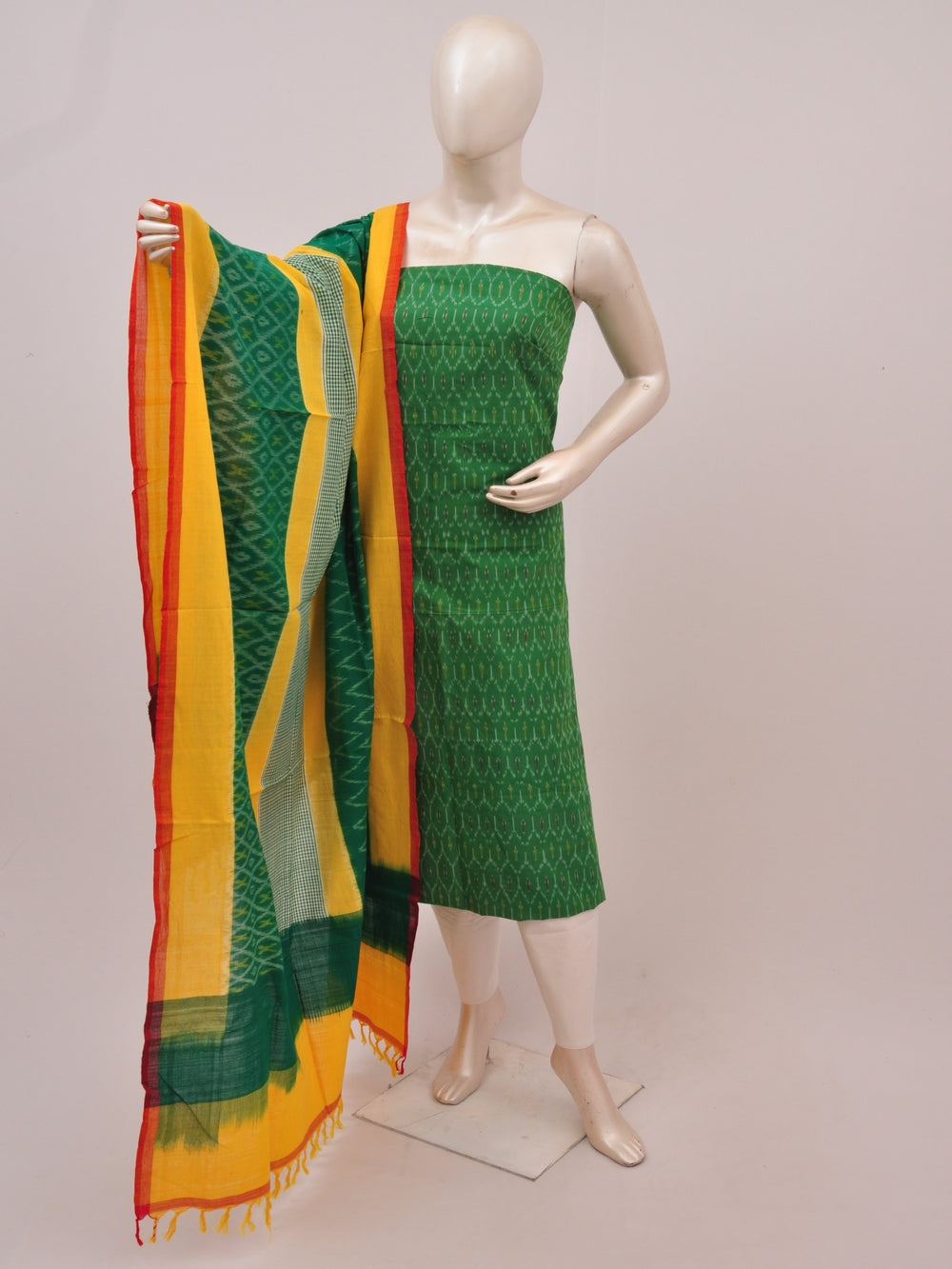 Mercerised cotton Dress Material With Designer Dupatta [D90221012]