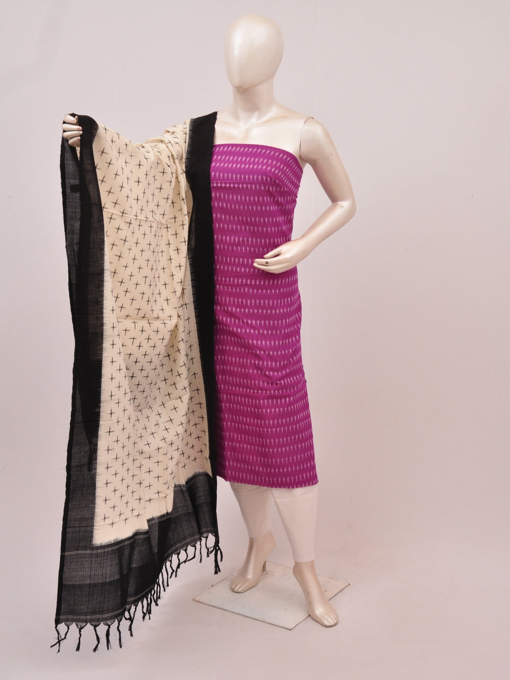 Mercerised cotton Dress Material With Designer Dupatta [D90213031]