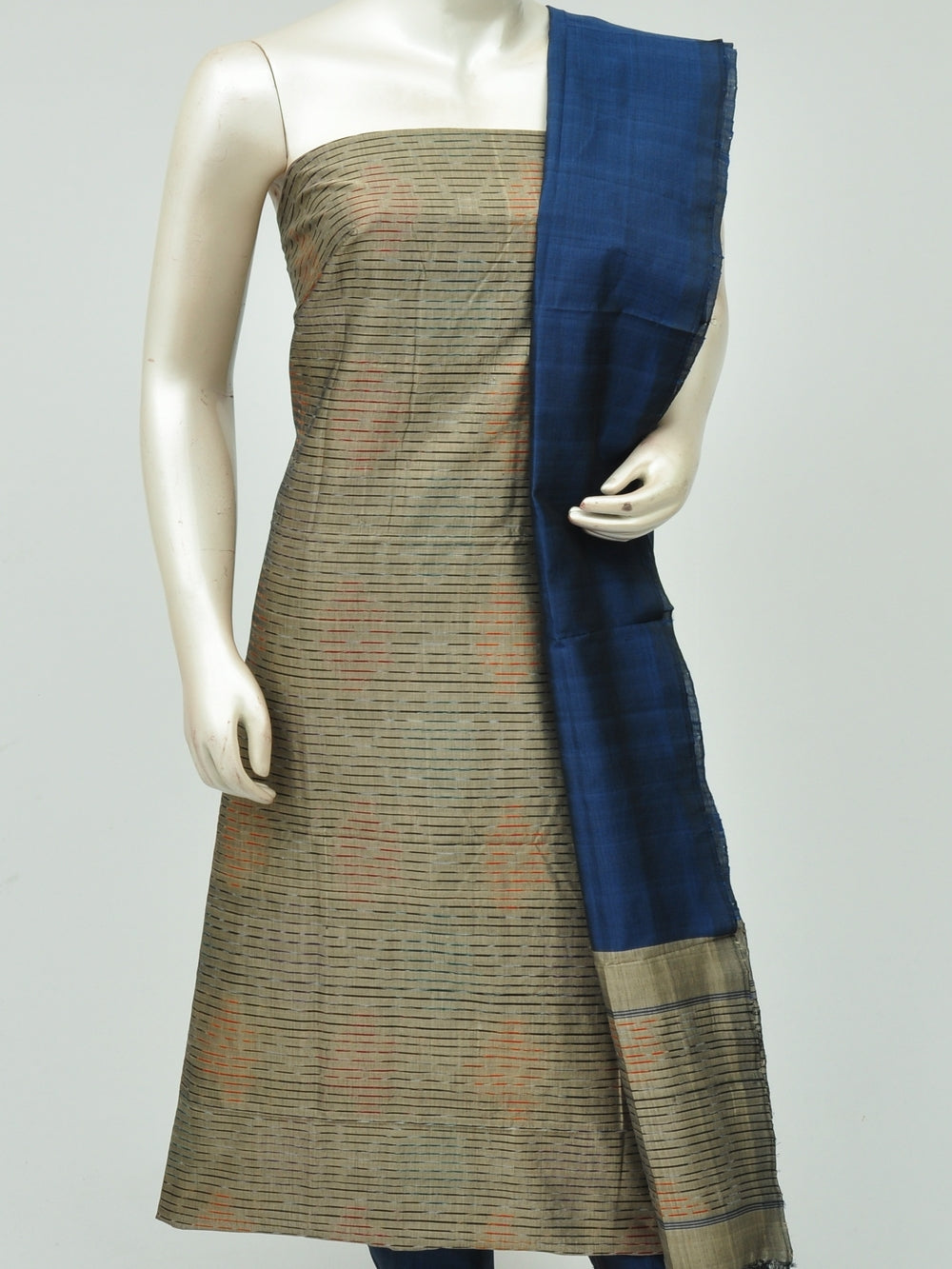 Silk Woven Designer Dress Material   [D71117047]