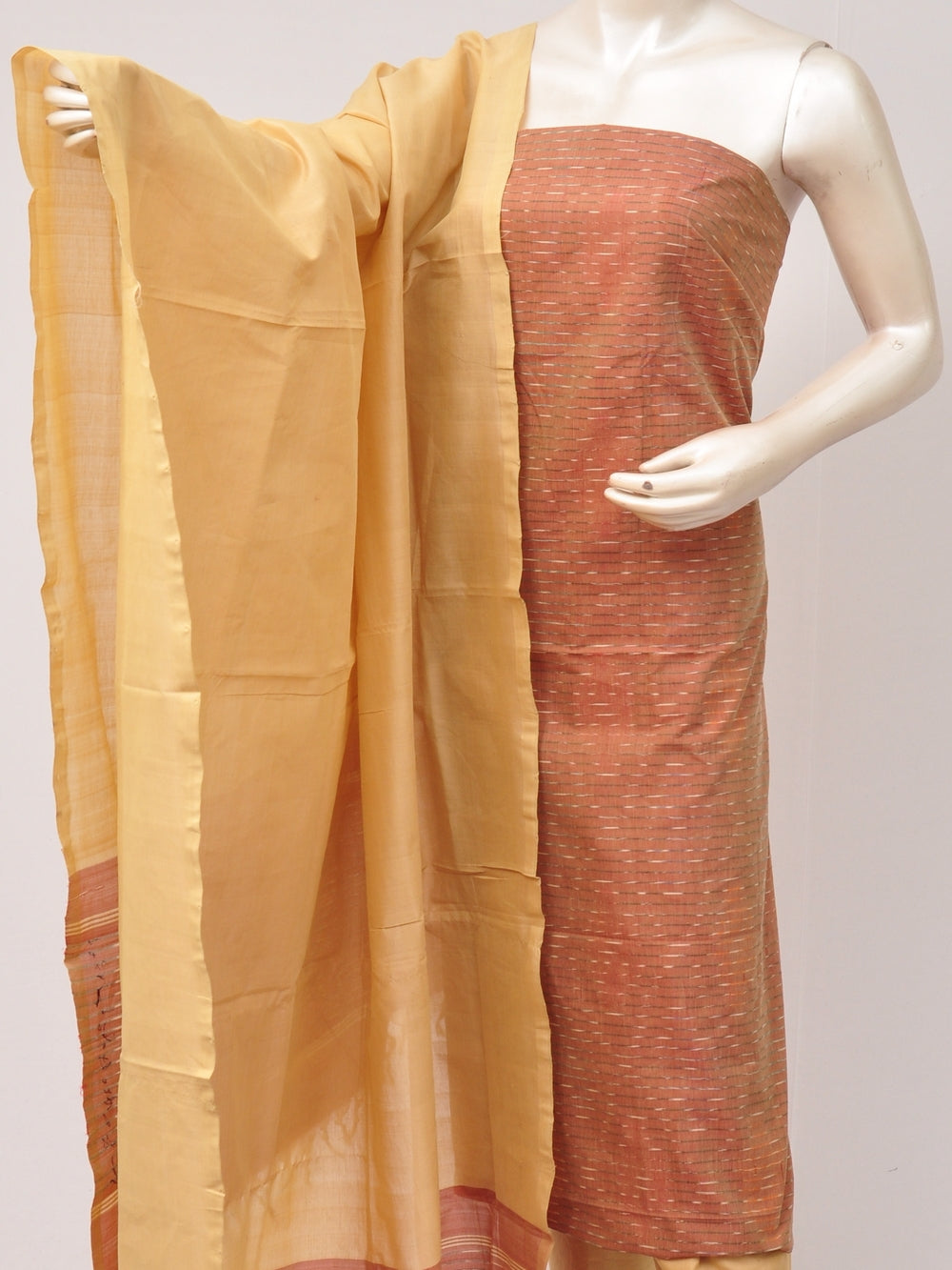 Silk Woven Designer Dress Material   [D80702523]