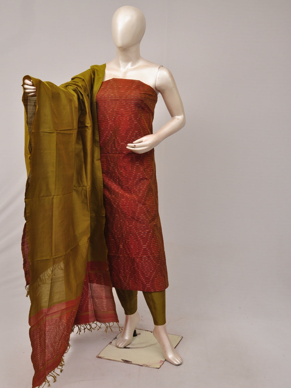 Silk Woven Designer Dress Material   [D81008002]